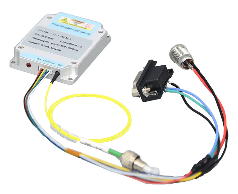 C-band 1528~1569nm 10mW ASE Broadband Light Source Micro-Module  ASE-C-F2-10-T-SM-M10